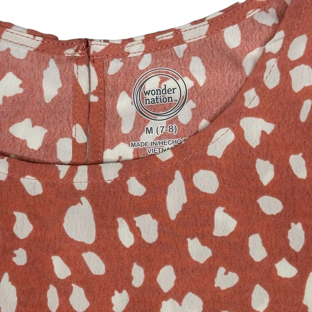 Wonder Nation Asymmetrical Dotted‎ Dress